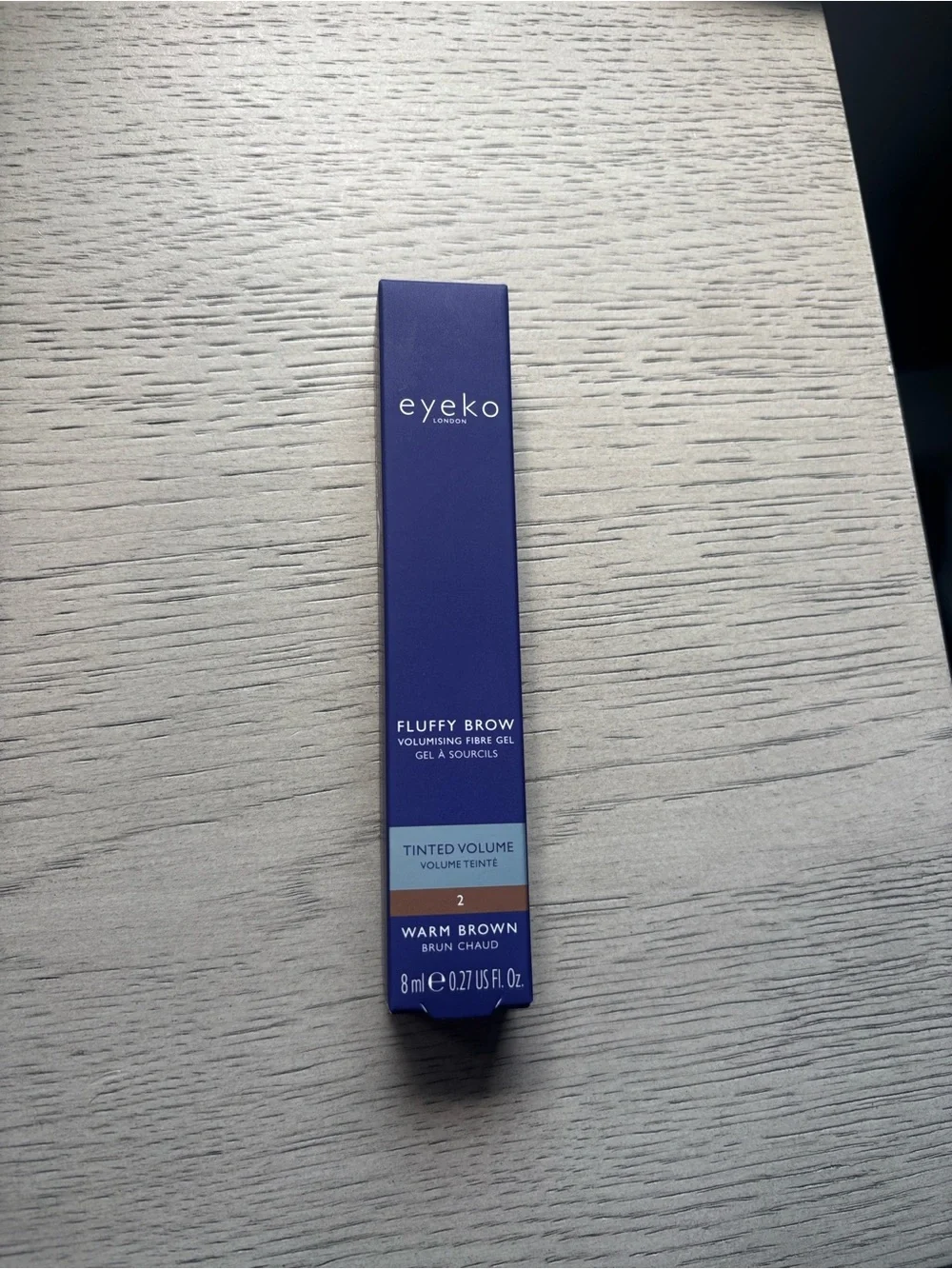 Eyeko London Fluffy Brow Volumising Fibre Gel - 2 WARM BROWN - Full Size